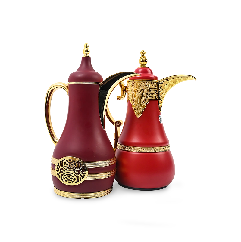 Shimizu Crimson & Gold Imperial Arabic Thermos Secondary image