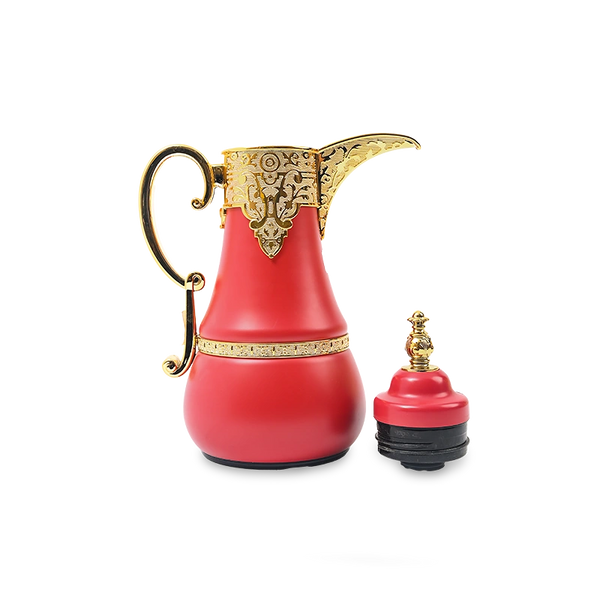 Shimizu Crimson & Gold Imperial Arabic Thermos