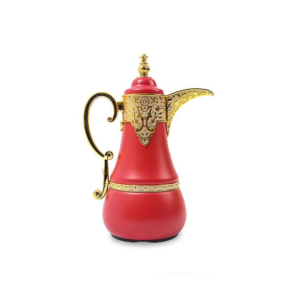 Shimizu Crimson & Gold Imperial Arabic Thermos