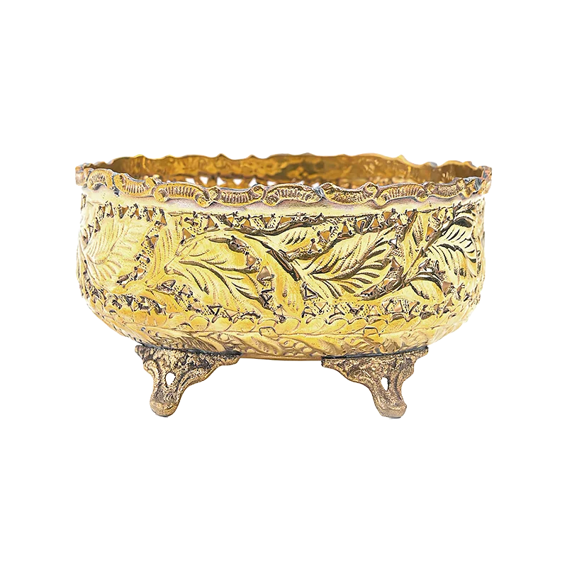Brass Round Dish 11 Inch-Hand Made