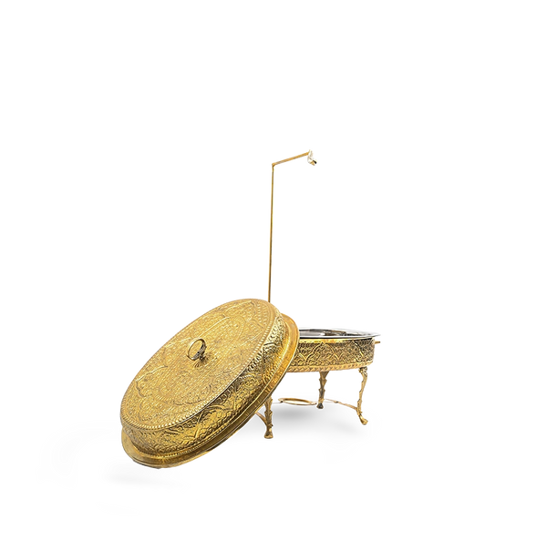 Gold Oval Chafing Dish