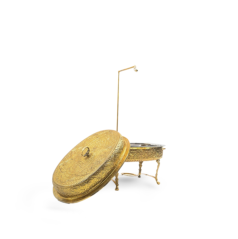Gold Oval Chafing Dish Main image
