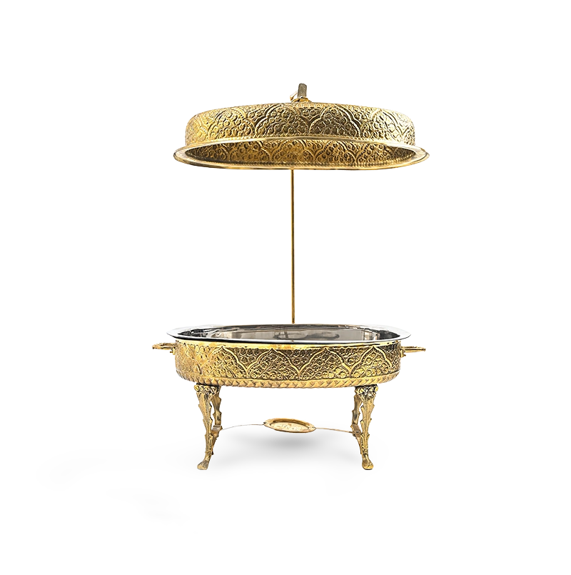 Gold Oval Chafing Dish
