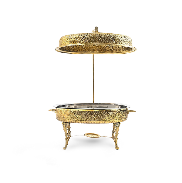 Gold Oval Chafing Dish