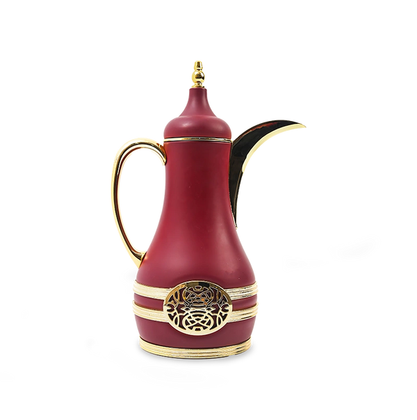 Shimizu Crimson & Gold Imperial Arabic Thermos